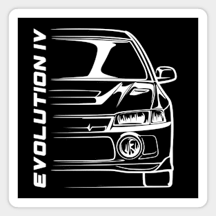 Lancer Evolution IV Silhouette Magnet